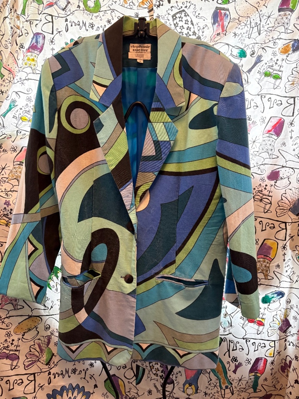 Vintage Pucci inspired blazer